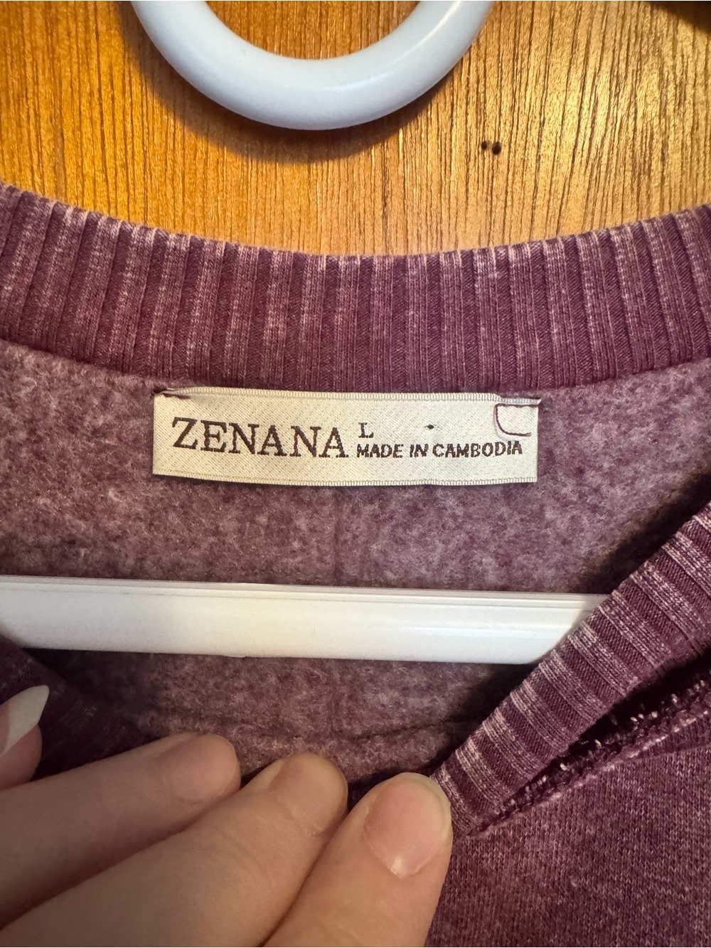 Zenana Cozy Dusty Mauve Sweatshirt